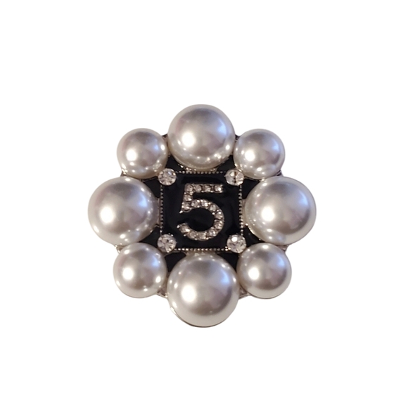 Popsocket - Black and Silver Pearl - Picture 1 of 3